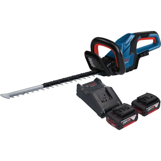 Bosch GHE 18V-50 Professional Taille-haies sans fil 18 V 50 cm Brushless + 2x batterie 5,0 Ah + chargeur