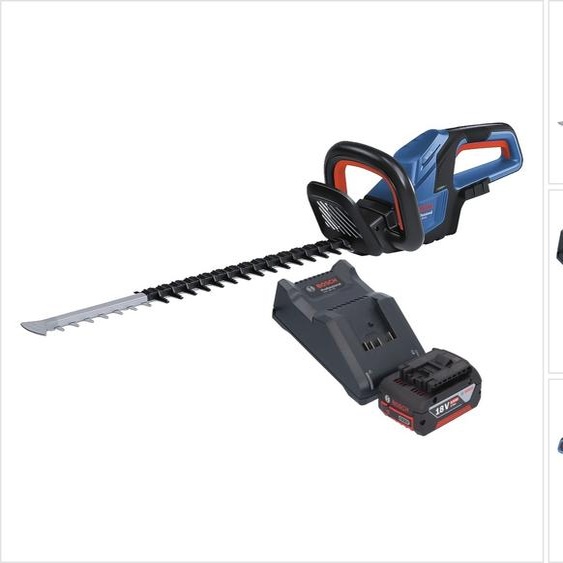 Bosch GHE 18V-60 Professional Taille-haies sans fil 18 V 60 cm Brushless + 1x batterie 4,0 Ah + chargeur