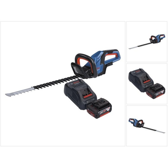 Bosch GHE 18V-60 Professional Taille-haies sans fil 18 V 60 cm Brushless + 1x batterie 5,0 Ah + chargeur