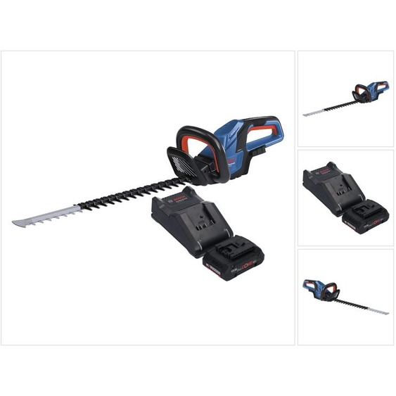 Bosch GHE 18V-60 Professional Taille-haies sans fil 18 V 60 cm Brushless + 1x batterie ProCORE 4,0 Ah + chargeur