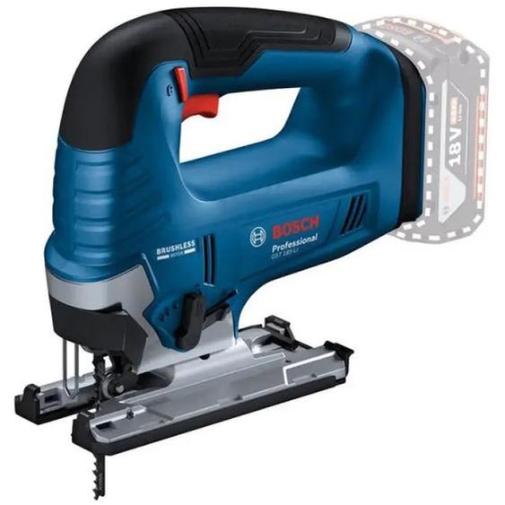 Bosch GST 185-Li Professional Scie sauteuse sans fil 18 V 125 mm Brushless ( 06015B3021 ) Solo - sans batterie, sans chargeur