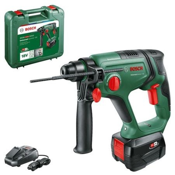 Bosch - Perceuse-visseuse sans fil UniversalHammer 18V (1x batterie 4,0 Ah, système 18 v, mallette)