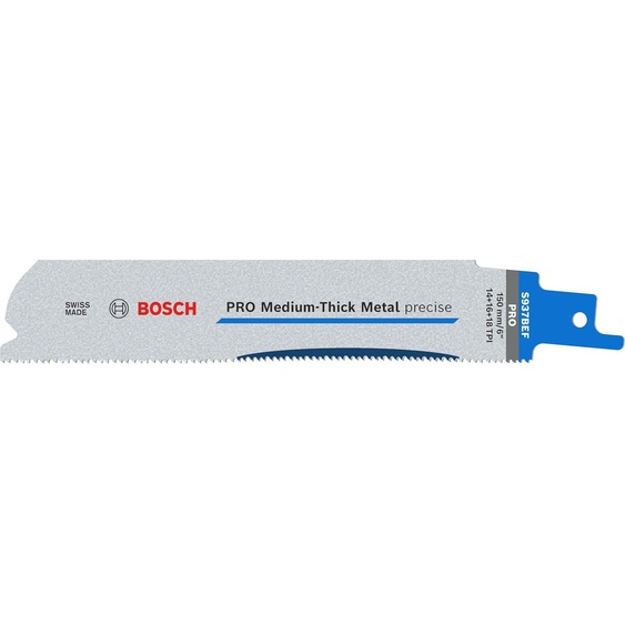 Bosch PRO Métal moyennement épais précis S937BEF Lame 1.1 x 25 x 150 mm 25 pièces - 2608658992