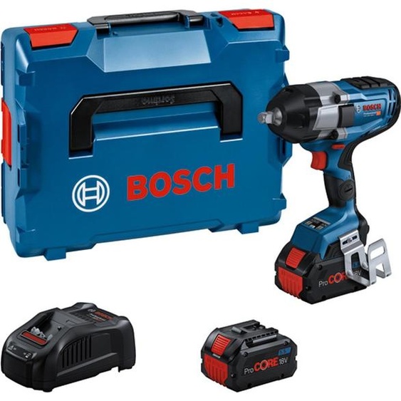 BOSCH Professional 06019J8003 BOSCH Professional GDS 18V-1000 C Kit perceuse-visseuse à percussion sans fil 18,0 V, avec 2 batteries