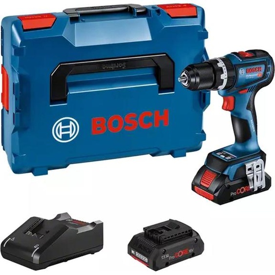BOSCH Professional 06019K6104 BOSCH Professional GSB 18V-90 C Perceuse-visseuse à percussion sans fil 18,0 V, avec 2 batteries