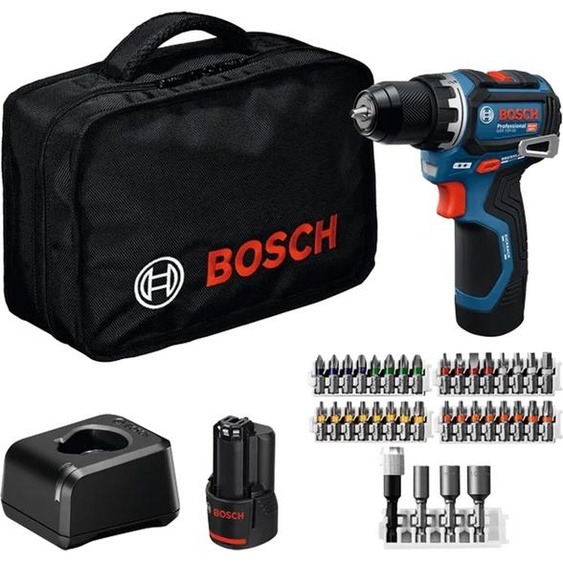 Bosch Professional GSR 12V-32 (C) Perceuse-visseuse sans fil (2x2,0Ah, 36AC) (06019N7004)