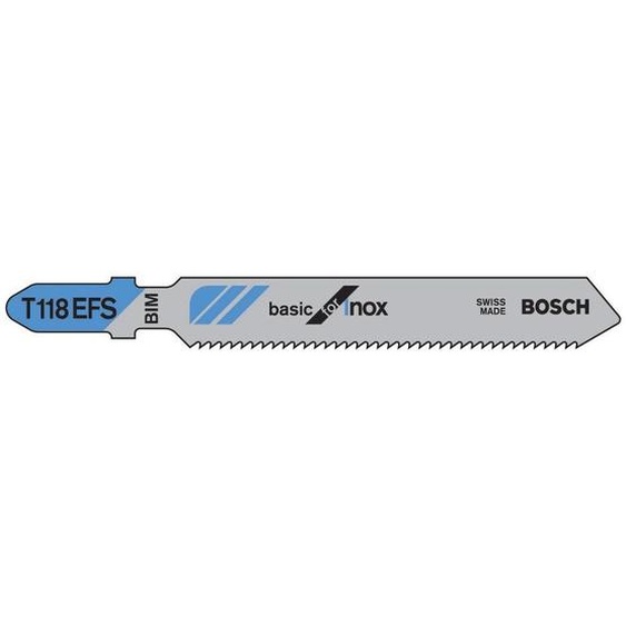 BOSCH STS basic for Inox T 118 EFS, 5 pces