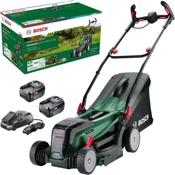 Bosch - UniversalRotak 2x18V 37-550 ( chargeur et 2 x batterie inclus )