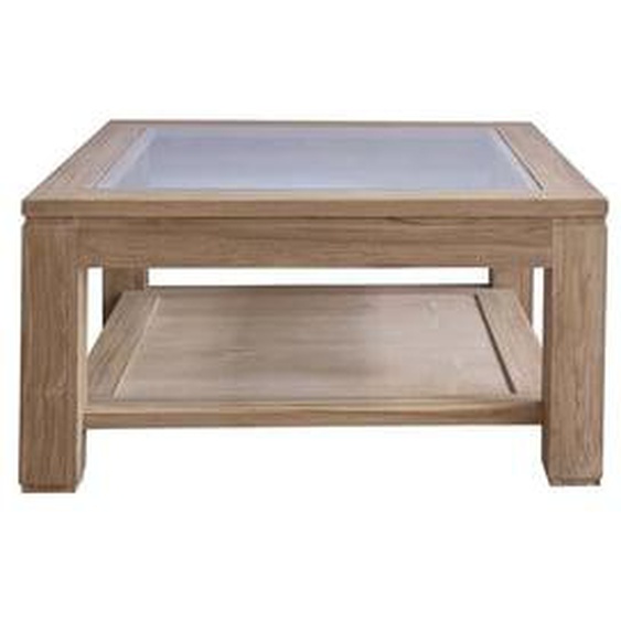 BOSTON  Table basse en teck massif 80 cm