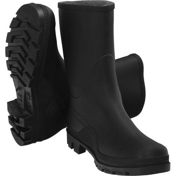 Bottes basses en caoutchouc noir taille 44