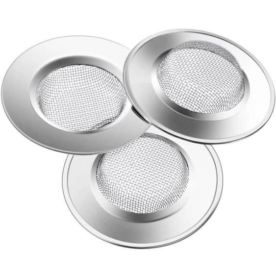 Bouchon de Baignoire,Filtre à Évier,Filtre de vidange en Acier Inoxydable,Empêcher des Débris Obstrués,pour