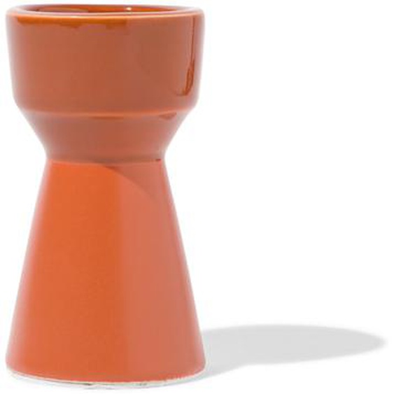 Bougeoir Faïence Ø5x10 Marron (terra)