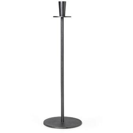Bougeoir Hoy métal noir / H 55 cm - Fonte daluminium - Ferm Living
