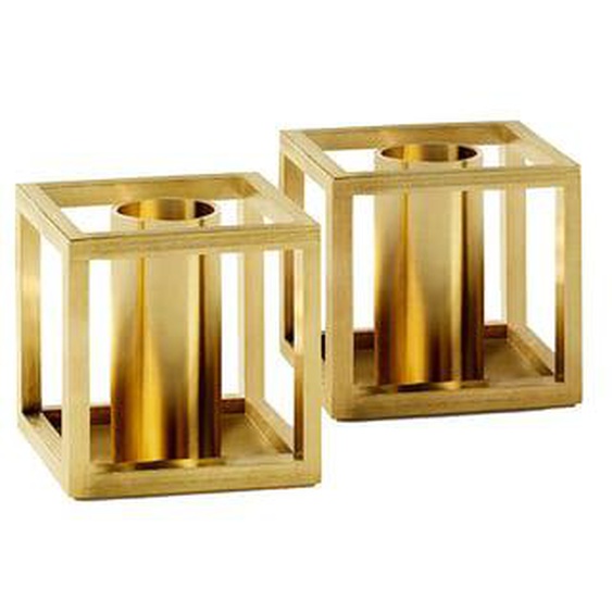 Bougeoir Kubus micro - gold