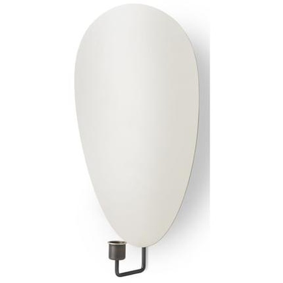Bougeoir mural Flambeau  - laiton bronzé/gris - H 40 cm