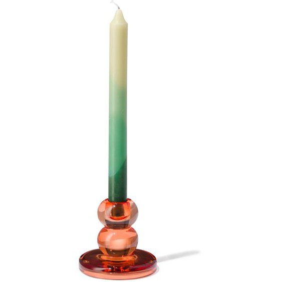 Bougeoir Ø9,5x9 Verre Orange (orange)
