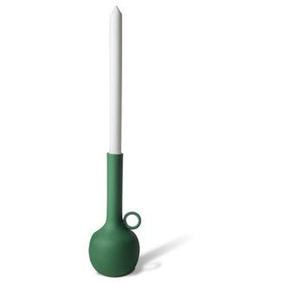 Bougeoir Spartan métal vert / Ø 10 x H 26 cm - Pols Potten