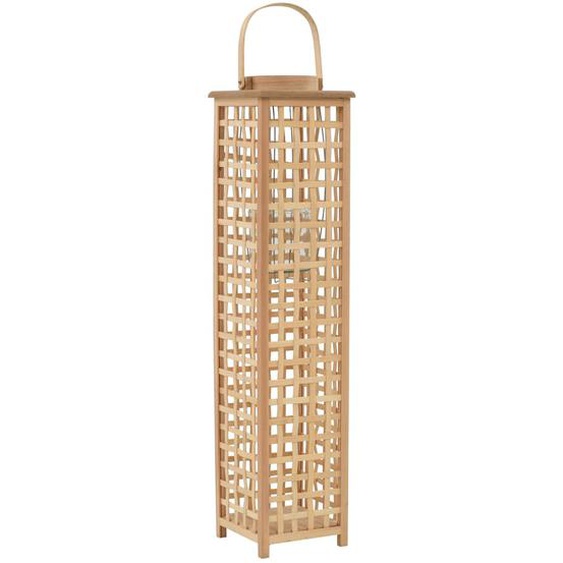 Bougeoir suspendu Bambou Naturel