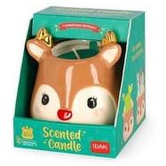 Bougie parfurmé renne de Noel