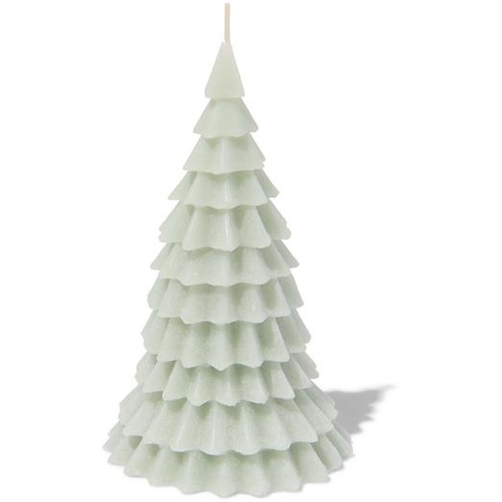 Bougie Sapin De Noël 16cm Vert Clair