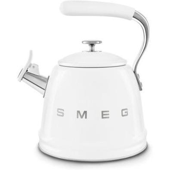Bouilloire SMEG sifflante 2.3L blanc