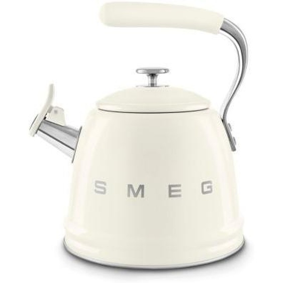 Bouilloire SMEG Sifflante 2.3L crème