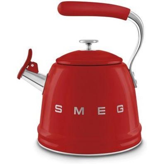 Bouilloire SMEG Sifflante 2.3L Rouge