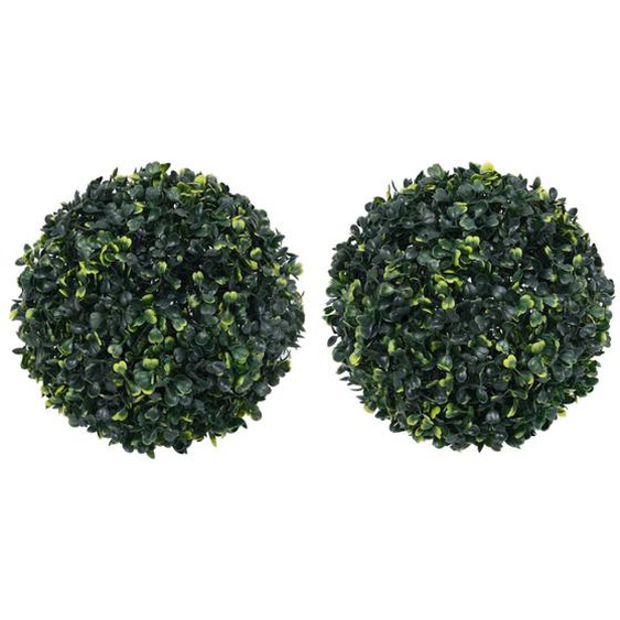 Boules de buis artificielles 2 pcs 45 cm