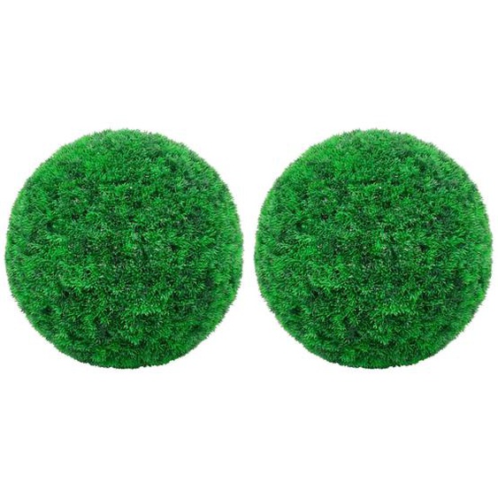 Boules de buis artificielles 2 pcs 45 cm