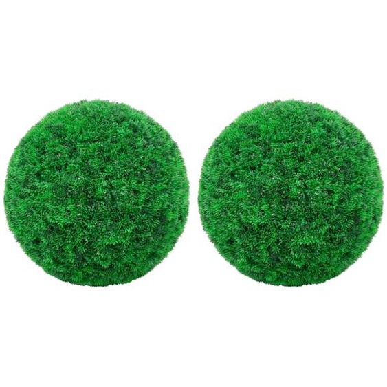 Boules de buis artificielles 2 pcs 52 cm