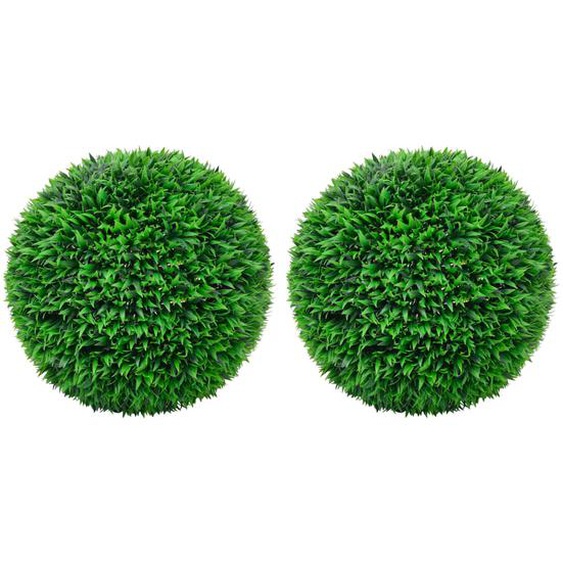 Boules de buis artificielles 2 pcs 55 cm