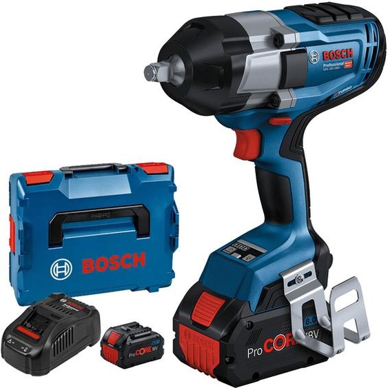 Boulonneuse 18V GDS 18V-1000 Professional + 2 batteries Procore 8 Ah + chargeur + L-Boxx 136 - BOSCH - 06019J8302