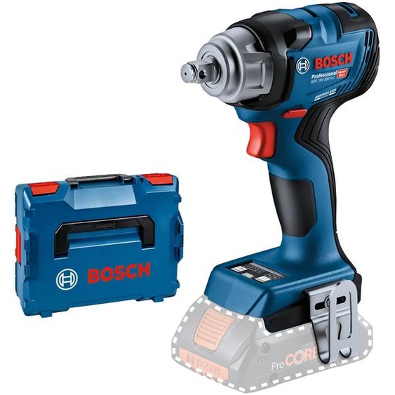Boulonneuse 18V GDS 18V-330 HC Professional (sans batterie ni chargeur) + coffret L-BOXX - BOSCH - 06019L5001