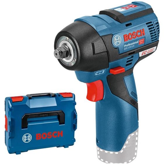 Boulonneuse à choc 12V GDS 12V-115 Professional (sans batterie ni chargeur) + coffret L-BOXX BOSCH 06019E0102