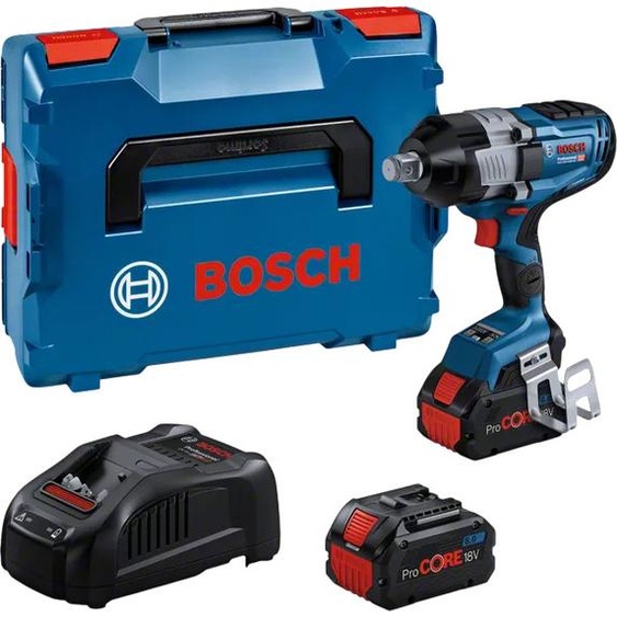Boulonneuse à choc 18V GDS 18V-1600 HC + 2 batteries 8Ah + chargeur en coffret L-BOXX - BOSCH - 06019M1002
