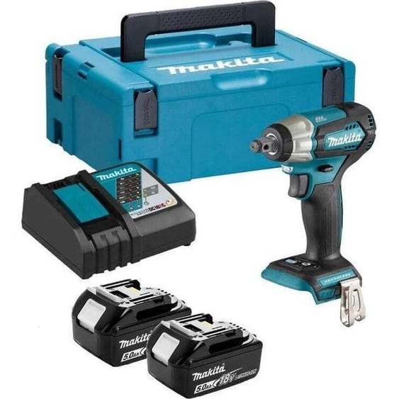 Boulonneuse à chocs 18V LXT 180 Nm 1/2 (2x5,0 Ah) en MAKPAC - MAKITA DTW181RTJ
