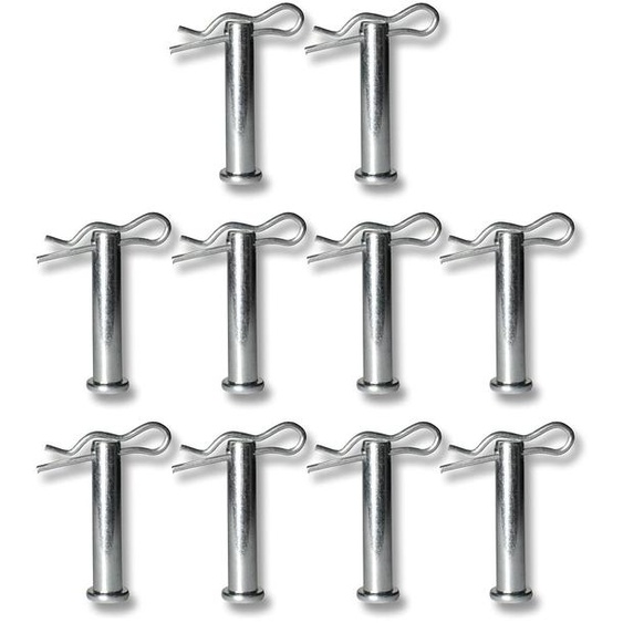 Boulons de fixation rapide, 10 pièces, diamètre 7,7 mm, pour foreuses à sol
