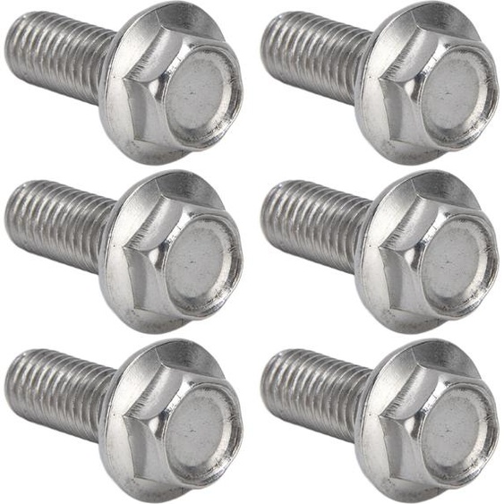 Boulons M10,Boulons en acier inoxydable A2,Boulons à tête hexagonale à collerette,Boulons à vis avec joint,Boulons à tête hexagonale grossière,Boulons DIN6921