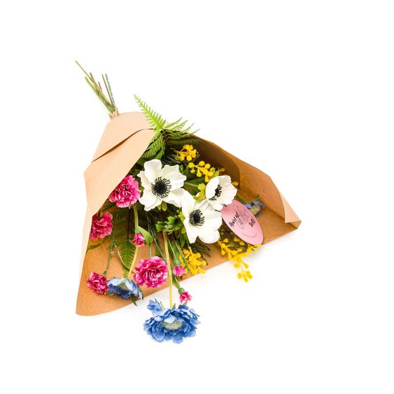 Bouquet fleurs artificielles Amalia multicouleur H40cm