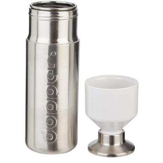 Bouteille acier blanche 800 ml 25,5 x 7,5 cm