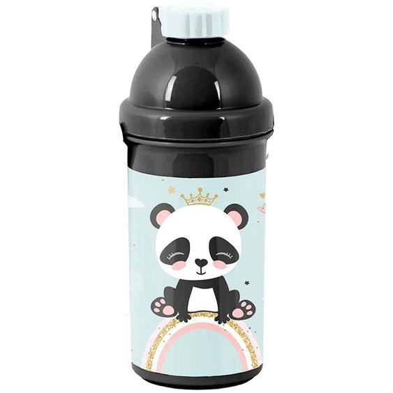 Bouteille D Eau Enfant Cmp Panda 18 Cm En Plastique Sans Bpa Bleu