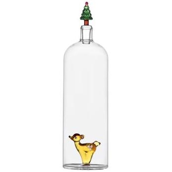 Bouteille - faon et sapin