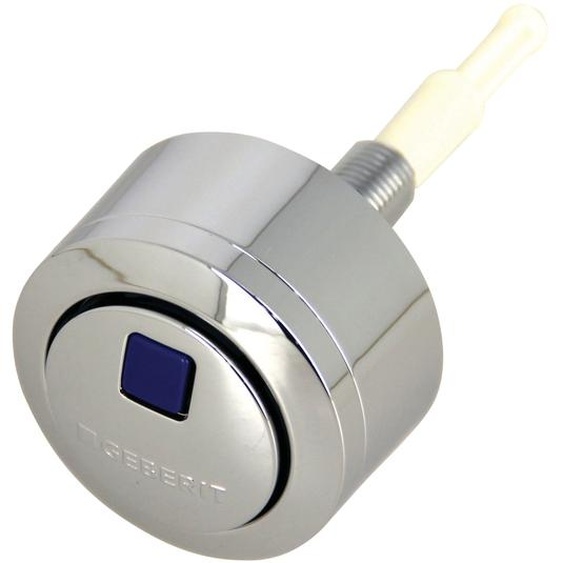 Bouton poussoir chromé/bleu pour NEMO DUO IMPULS590 GEBERIT 241.800.KD.1