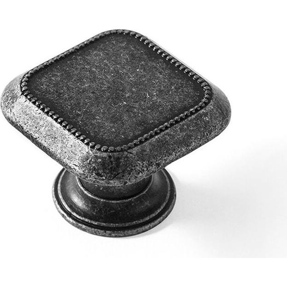 Boutons Meuble Métal Vieil Argent Design Vintage, Installation Facile - Rei