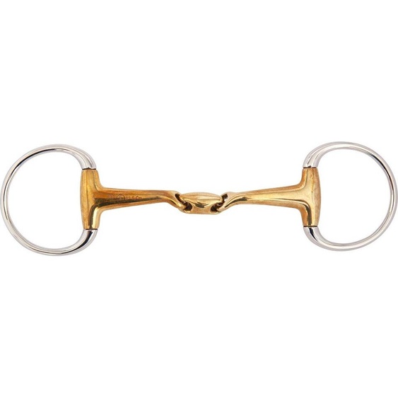 BR Mors de filet à olive 16mm Soft Contact double brisure