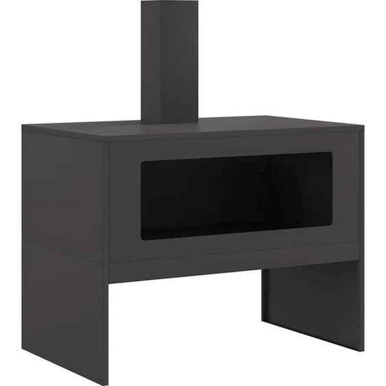 Braise Noir 80 x 50 x 96 cm Acier laminé à froid