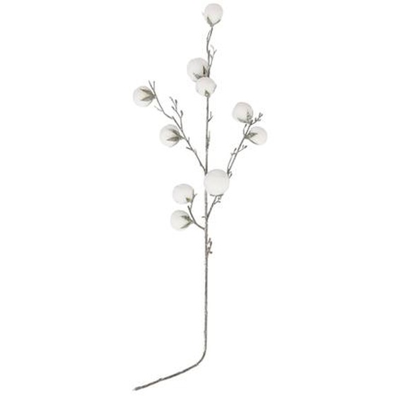 Branche de coton blanc 87cm