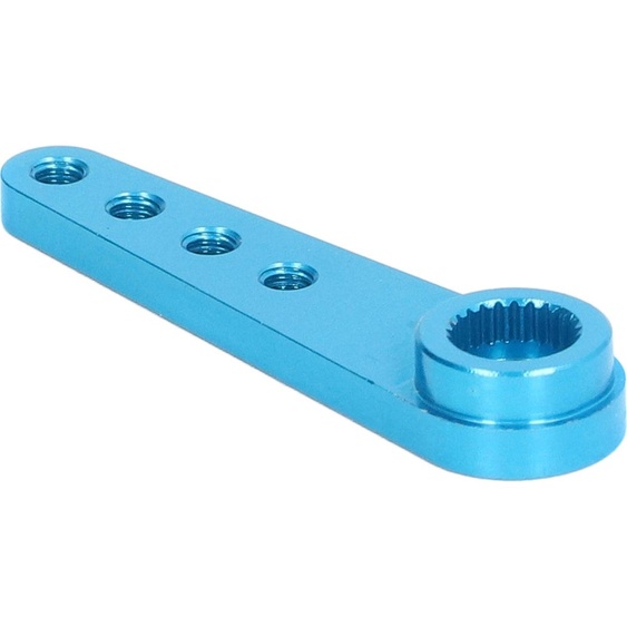 Bras de Servo 1/8 1/10 Universel Allongé 25T Simple Face Direction Aluminium Servo Horn Bleu