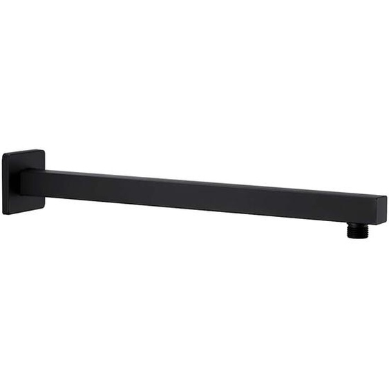Bras de support de douche Carré Inox 201 Noir 40 cm