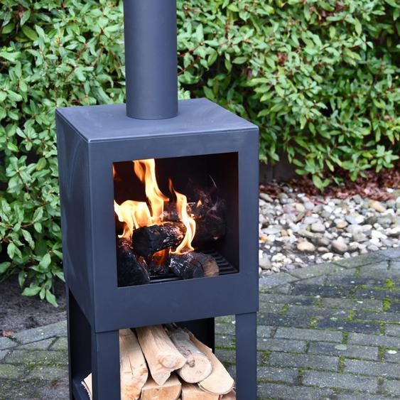 Brasero chauffe terrasse cheminée